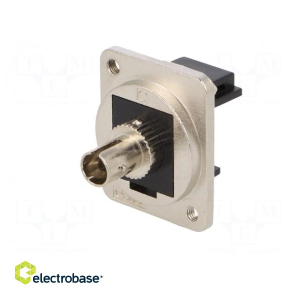 Connector: fiber optic | coupler | ST,both sides | Mat: metal image 2