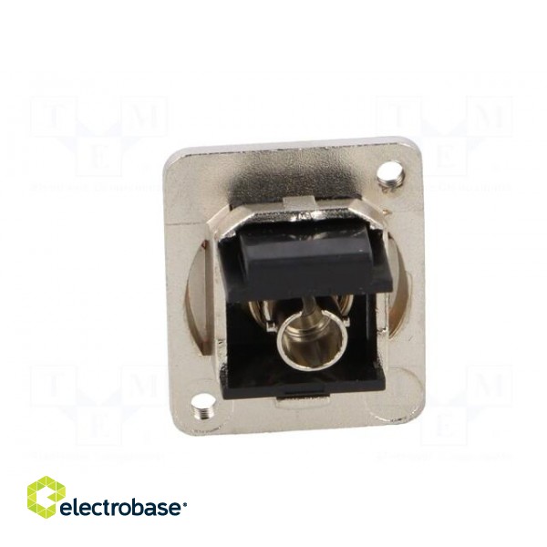 Connector: fiber optic | coupler | ST,both sides | Mat: metal фото 5