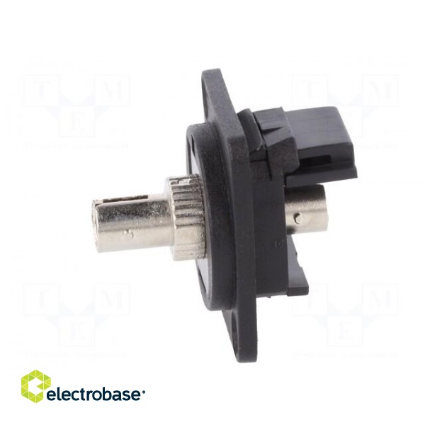 Connector: fiber optic | coupler | ST,both sides | Mat: plastic image 3