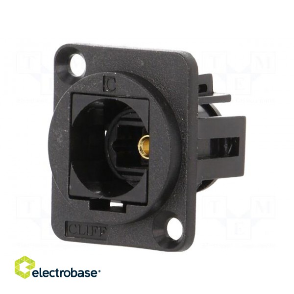 Connector: fiber optic | coupler | Toslink socket,both sides | FT image 1