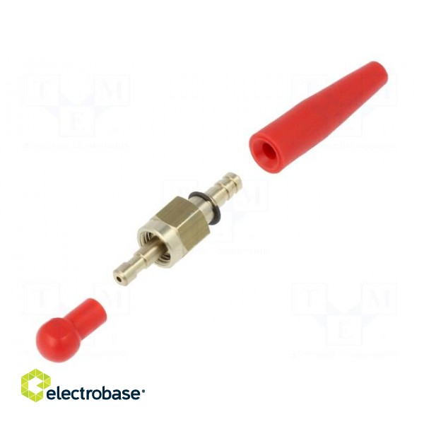 Connector: fiber optic | plug | FSMA | for cable | clamp | POF 2,2mm image 2