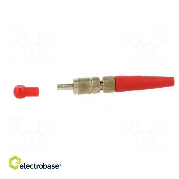 Connector: fiber optic | plug | FSMA | for cable | crimped image 4