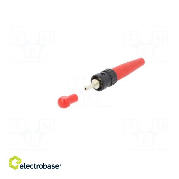 Connector: fiber optic | plug | ST(BFOC) | for cable | crimped image 3