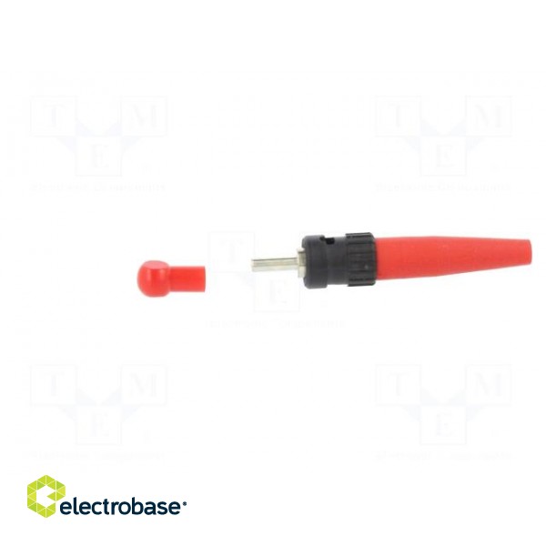 Connector: fiber optic | plug | ST(BFOC) | for cable | crimped image 4