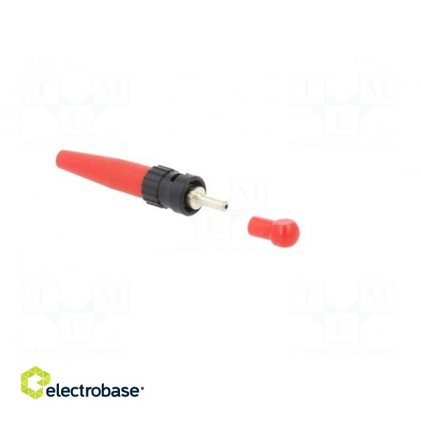 Connector: fiber optic | plug | ST(BFOC) | for cable | crimped фото 9