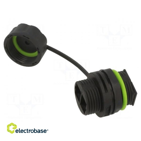 Connector: fiber optic | socket | SC | for panel mounting | ways: 2 image 1