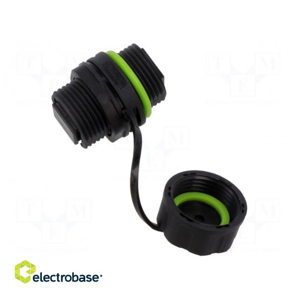 Connector: fiber optic | socket | SC | for panel mounting | ways: 2
