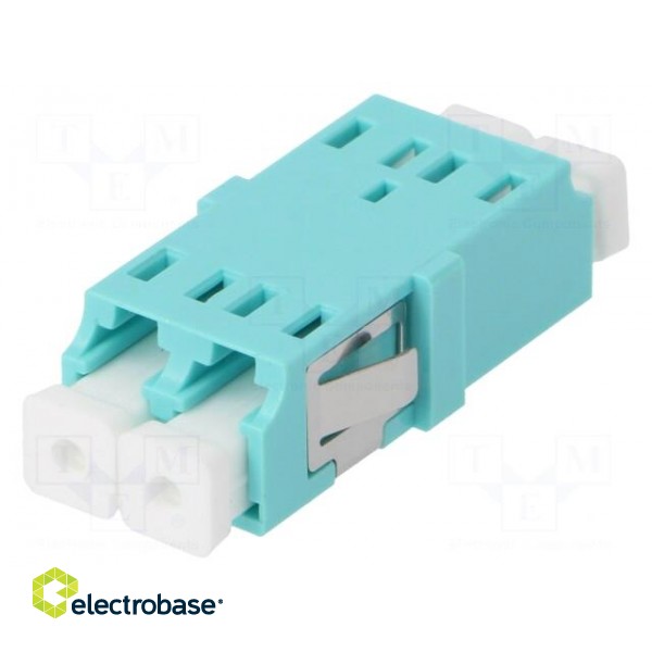 Connector: fiber optic | socket,coupler | duplex,multi mode (MM) image 1