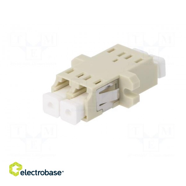 Connector: fiber optic | socket,coupler | duplex,multi mode (MM) paveikslėlis 2