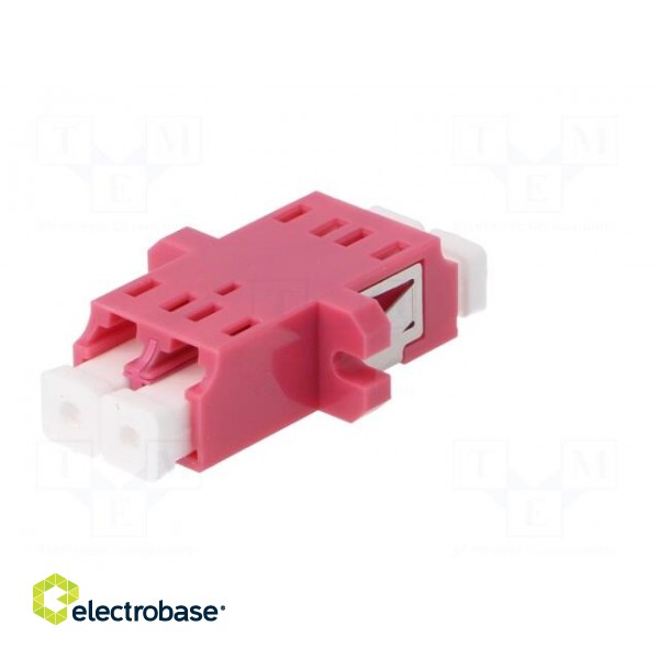 Connector: fiber optic | socket,coupler | duplex,multi mode (MM) paveikslėlis 6