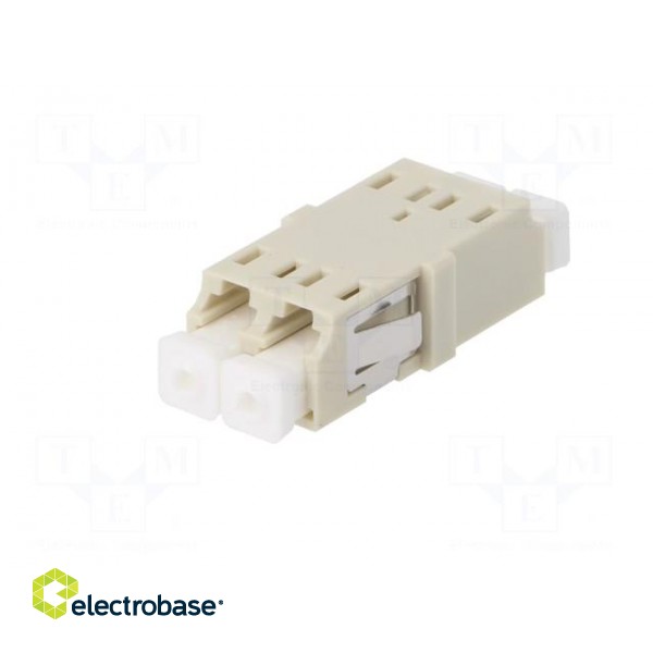 Connector: fiber optic | socket,coupler | duplex,multi mode (MM) image 1