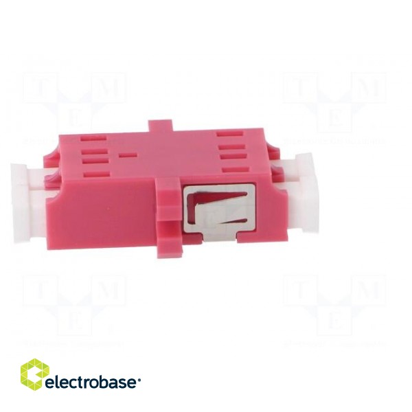 Connector: fiber optic | socket,coupler | duplex,multi mode (MM) paveikslėlis 7