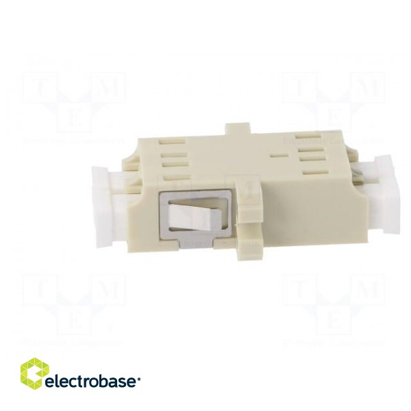 Connector: fiber optic | socket,coupler | duplex,multi mode (MM) paveikslėlis 3