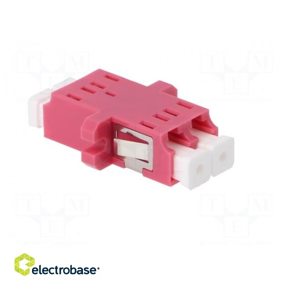 Connector: fiber optic | socket,coupler | duplex,multi mode (MM) paveikslėlis 8
