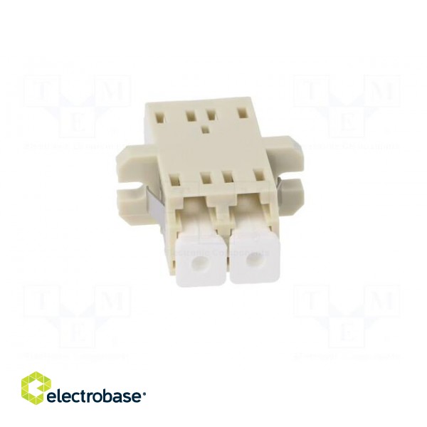 Connector: fiber optic | socket,coupler | duplex,multi mode (MM) paveikslėlis 9
