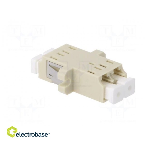 Connector: fiber optic | socket,coupler | duplex,multi mode (MM) paveikslėlis 4