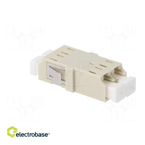 Connector: fiber optic | socket,coupler | duplex,multi mode (MM) paveikslėlis 3
