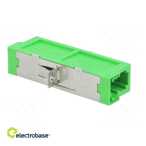 Connector: fiber optic | socket,coupler | E2000/APC | female | ways: 1 image 4