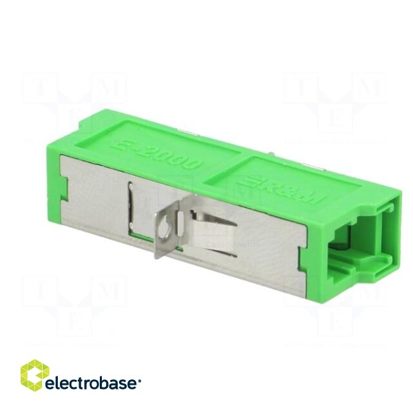 Connector: fiber optic | socket,coupler | E2000/APC | female | ways: 1 image 8