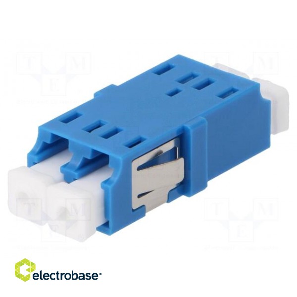 Connector: fiber optic | socket,coupler | LC | female | ways: 2 paveikslėlis 1