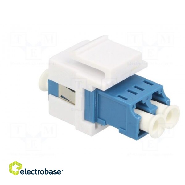 Connector: fiber optic | socket,coupler | both sides,LC | female paveikslėlis 4
