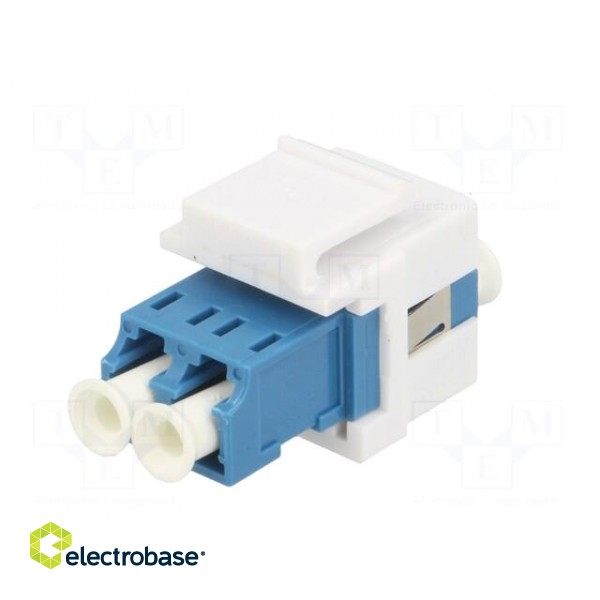Connector: fiber optic | socket,coupler | both sides,LC | female paveikslėlis 6