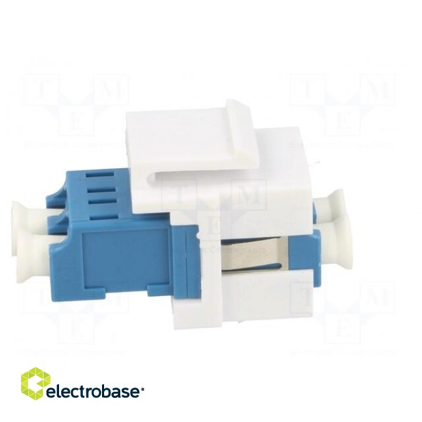 Connector: fiber optic | socket,coupler | both sides,LC | female фото 7