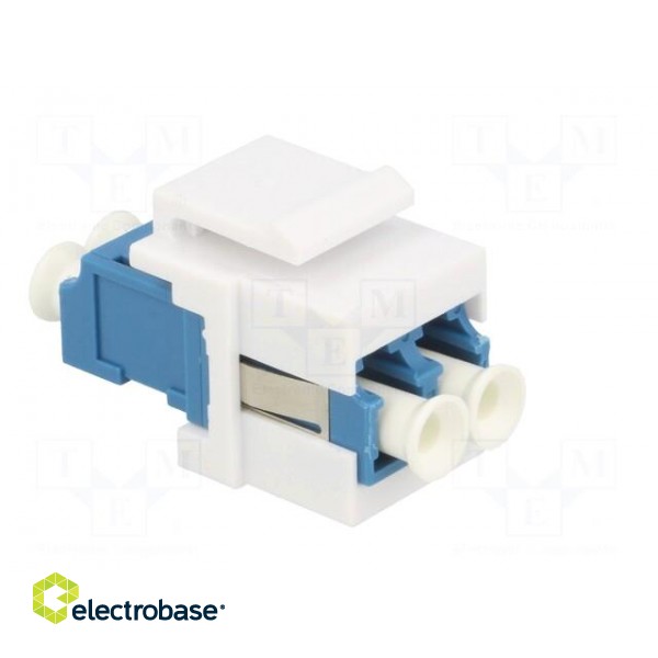 Connector: fiber optic | socket,coupler | both sides,LC | female paveikslėlis 8