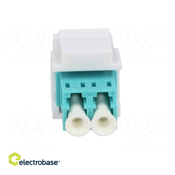 Connector: fiber optic | socket,coupler | both sides,LC | female image 9