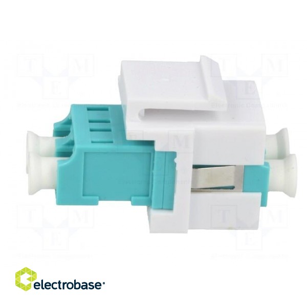 Connector: fiber optic | socket,coupler | both sides,LC | female image 3