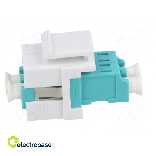 Connector: fiber optic | socket,coupler | both sides,LC | female image 7