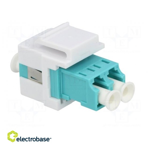 Connector: fiber optic | socket,coupler | both sides,LC | female image 8