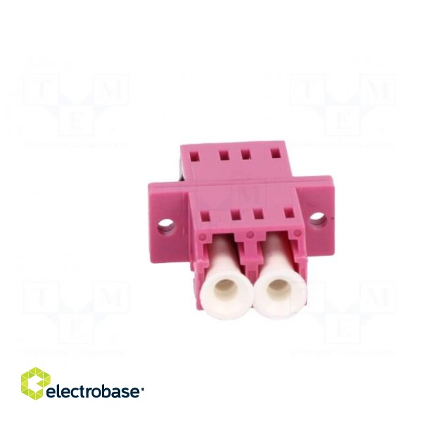 Connector: fiber optic | socket,coupler | multi mode duplex (MM) фото 5