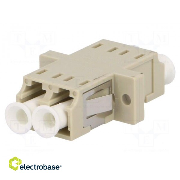 Connector: fiber optic | socket,coupler | multi mode duplex (MM) image 1