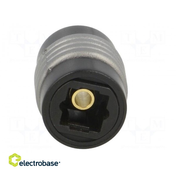Connector: fiber optic | socket,coupler | optical (Toslink) paveikslėlis 9