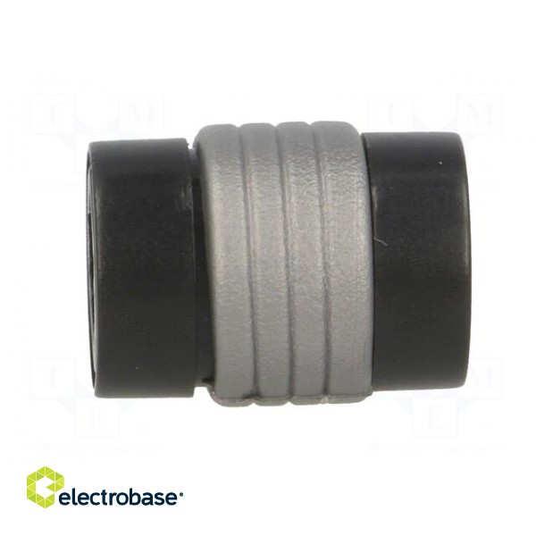 Connector: fiber optic | socket,coupler | optical (Toslink) | black image 3
