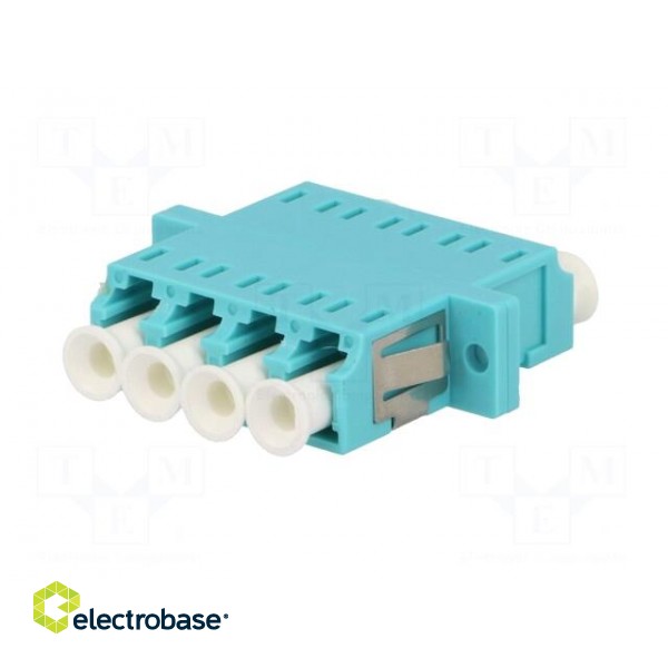 Connector: fiber optic | socket,coupler | quad multi mode | female image 2