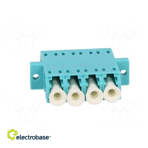 Connector: fiber optic | socket,coupler | quad multi mode | female image 5