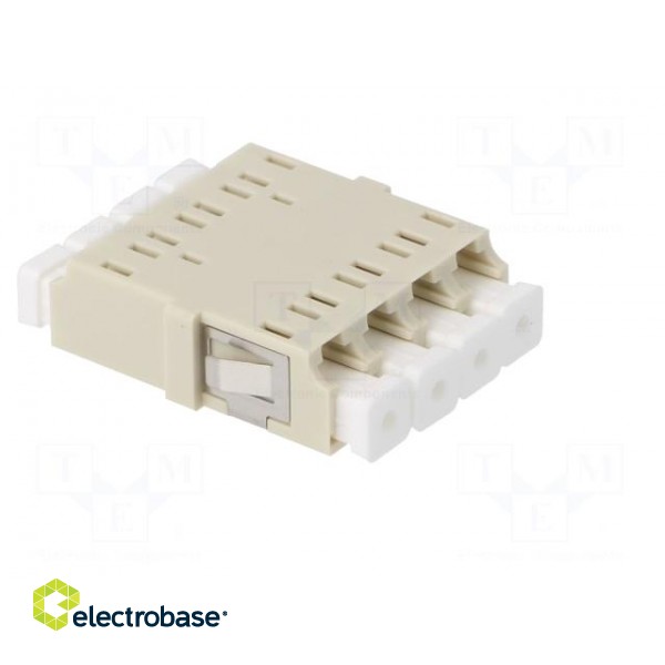 Connector: fiber optic | socket,coupler | quad,multi mode (MM) | LC фото 8