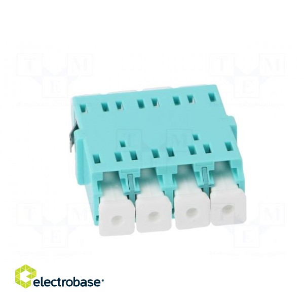 Connector: fiber optic | socket,coupler | quad,multi mode (MM) | LC image 4