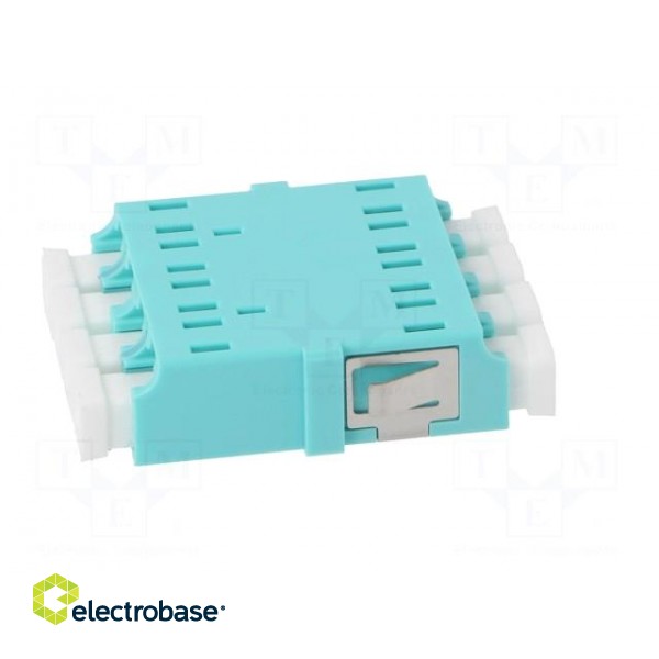 Connector: fiber optic | socket,coupler | quad,multi mode (MM) | LC фото 6