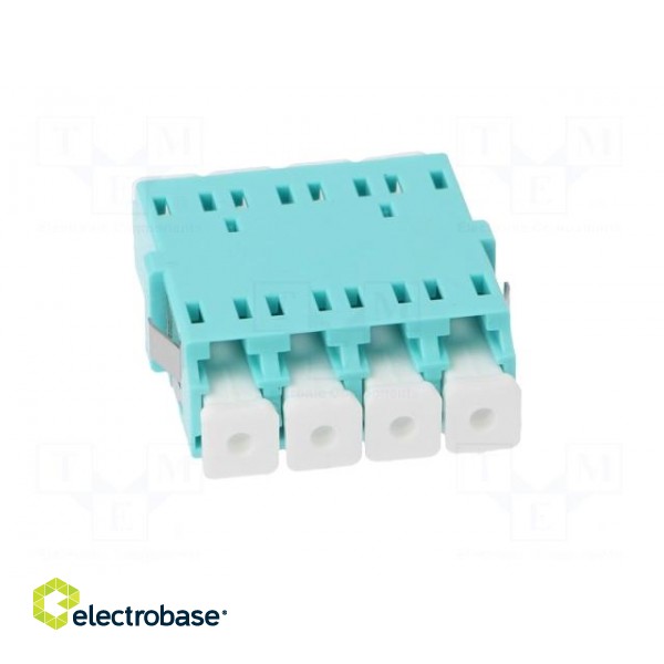 Connector: fiber optic | socket,coupler | quad,multi mode (MM) | LC image 7