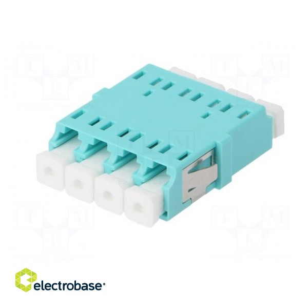 Connector: fiber optic | socket,coupler | quad,multi mode (MM) | LC фото 8
