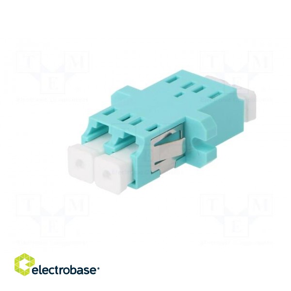 Connector: fiber optic | socket,coupler | quad,multi mode (MM) | LC фото 1