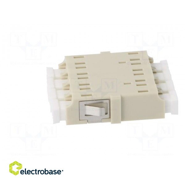 Connector: fiber optic | socket,coupler | quad,multi mode (MM) | LC image 3