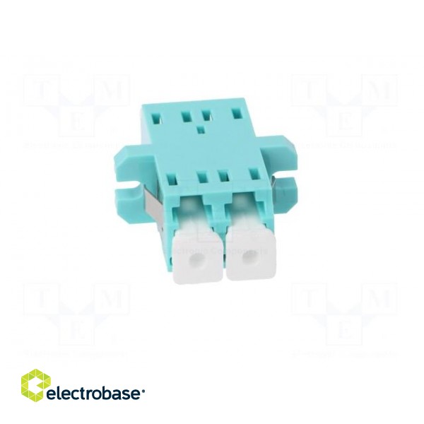 Connector: fiber optic | socket,coupler | quad,multi mode (MM) | LC фото 5