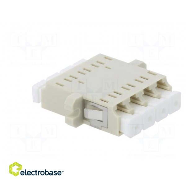 Connector: fiber optic | socket,coupler | quad,multi mode (MM) | LC image 8