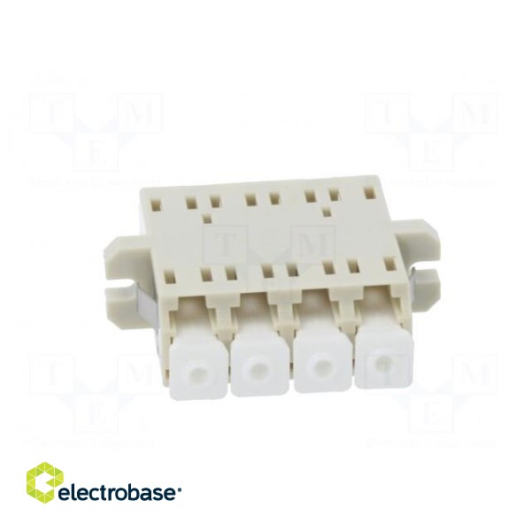 Connector: fiber optic | socket,coupler | quad,multi mode (MM) | LC image 9