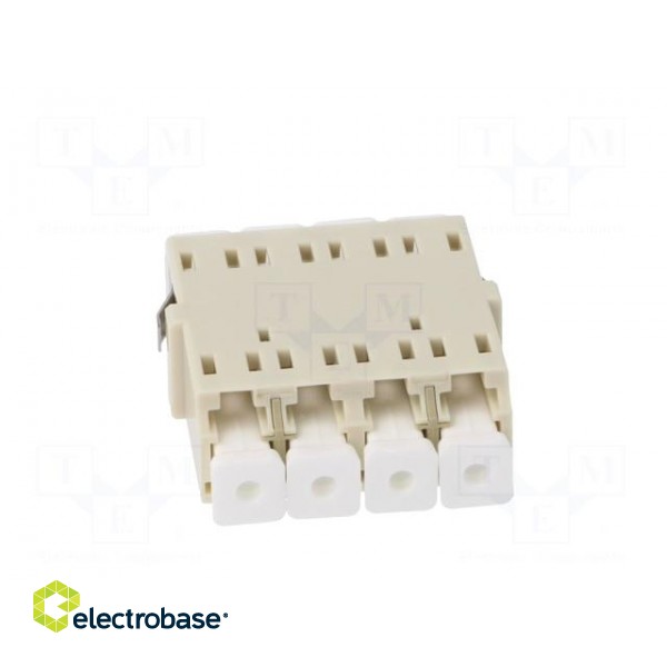 Connector: fiber optic | socket,coupler | quad,multi mode (MM) | LC image 5