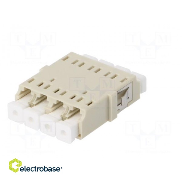 Connector: fiber optic | socket,coupler | quad,multi mode (MM) | LC фото 6